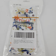 Floral Case for Google Pixel 8 5G, White with Blue Flowers
