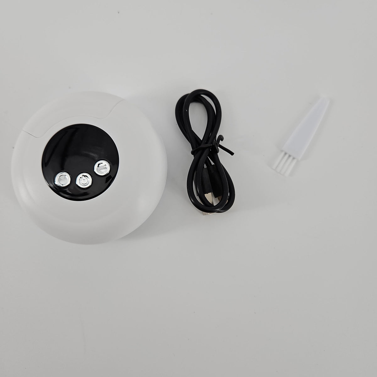 2-in-1 Electric Nail Clipper and Polisher with Light, CH-707, White