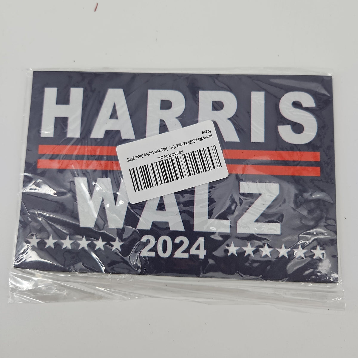 Harris Walz 2024 Kamala Harris Magnetic Laptop Decal, 2-Piece