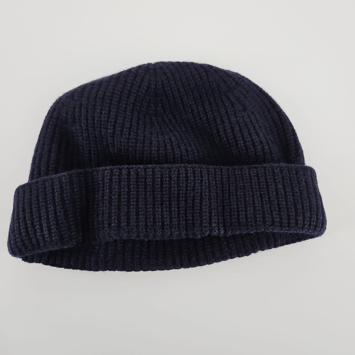 Winter Knit Beanie Hat for Men and Women, Navy