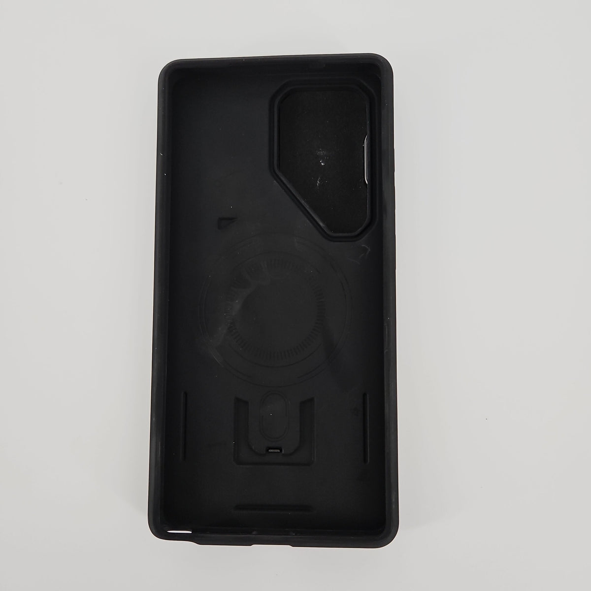 EMMPITU Galaxy S25 Ultra Magnetic Case with Kickstand, Black