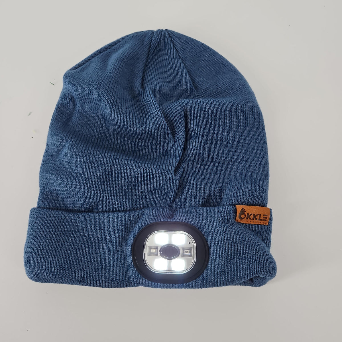 [Like New] OKKLE LED Beanie Hat with Rechargeable Headlamp, MZSHLED-04-06