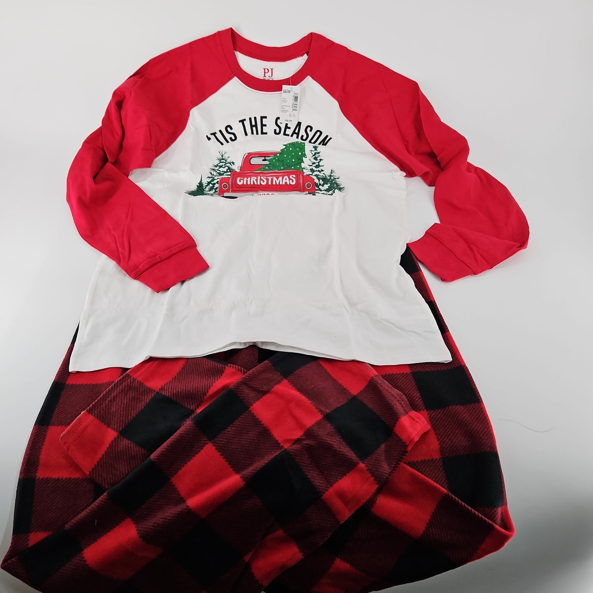PJ Place Christmas Truck Pajama Set, XSTP