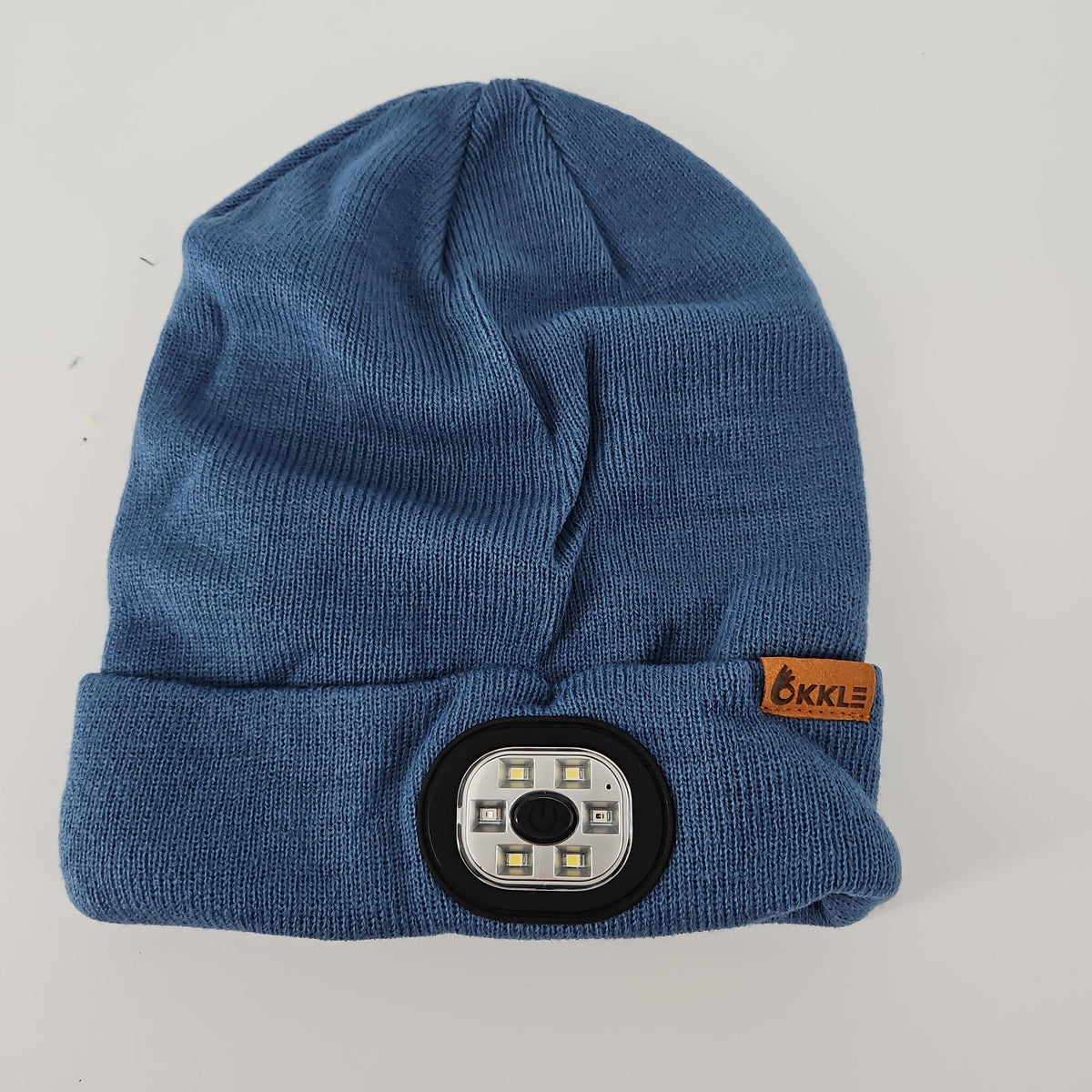 [Like New] OKKLE LED Beanie Hat with Rechargeable Headlamp, MZSHLED-04-06