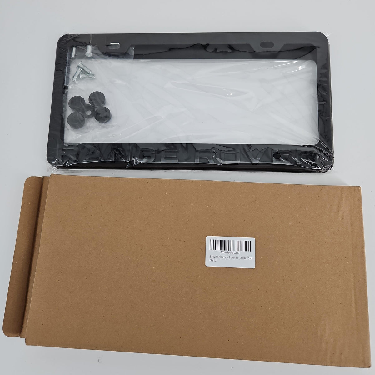 [Like New] 2-Piece Black License Plate Frame Set