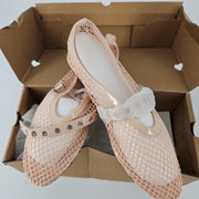 [Like New] Coutgo Women's Blush Pink Mesh Strap Shoes
