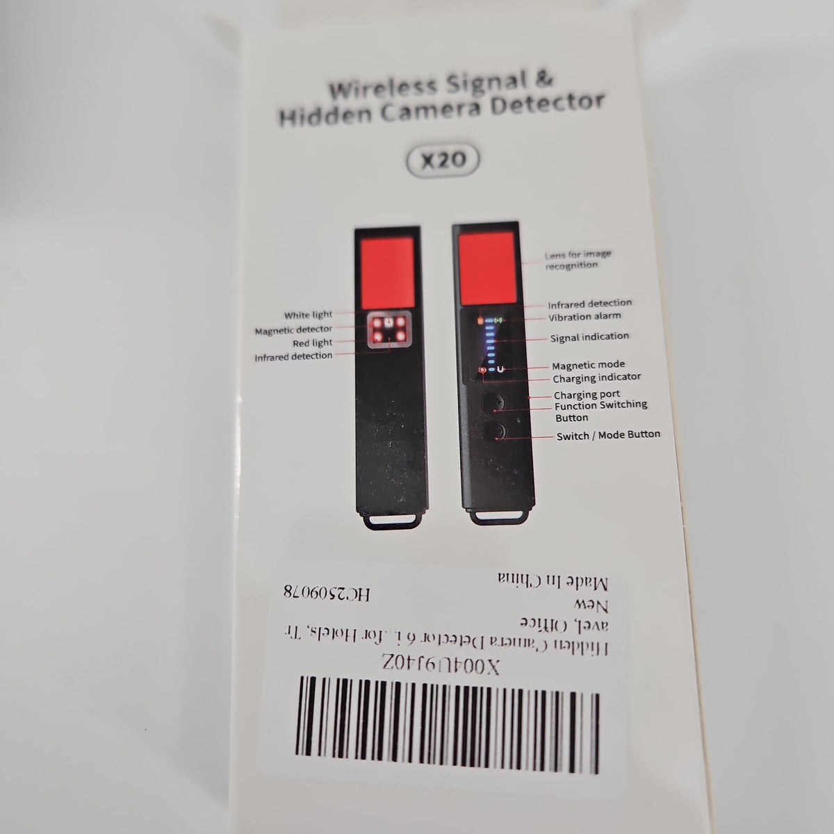 X20 Wireless Signal & Hidden Camera Detector