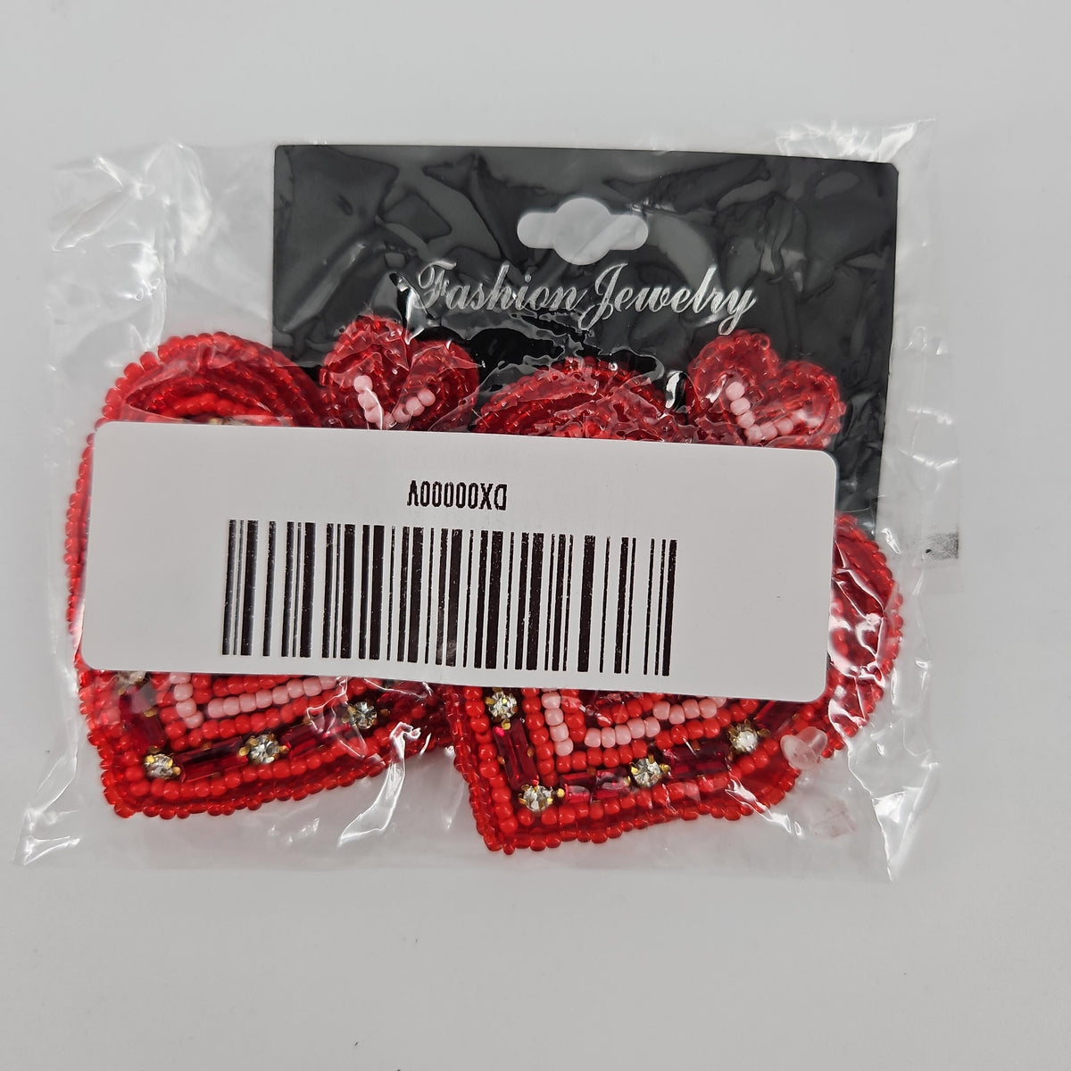 Red Beaded Fashion Jewelry