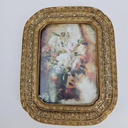SIMON'S SHOP Gold 5x7 Ornate Picture Frame with Easel Back
