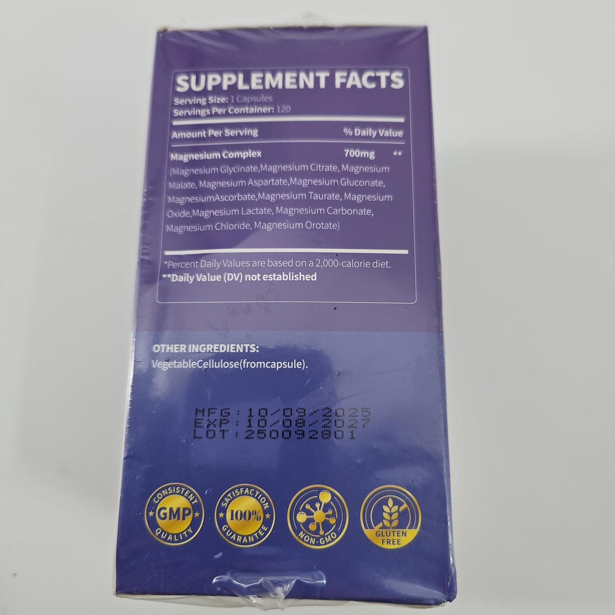 Best By 10/2027 Decatela Magnesium 12-in-1 Complex, 700 mg, 120 Capsules