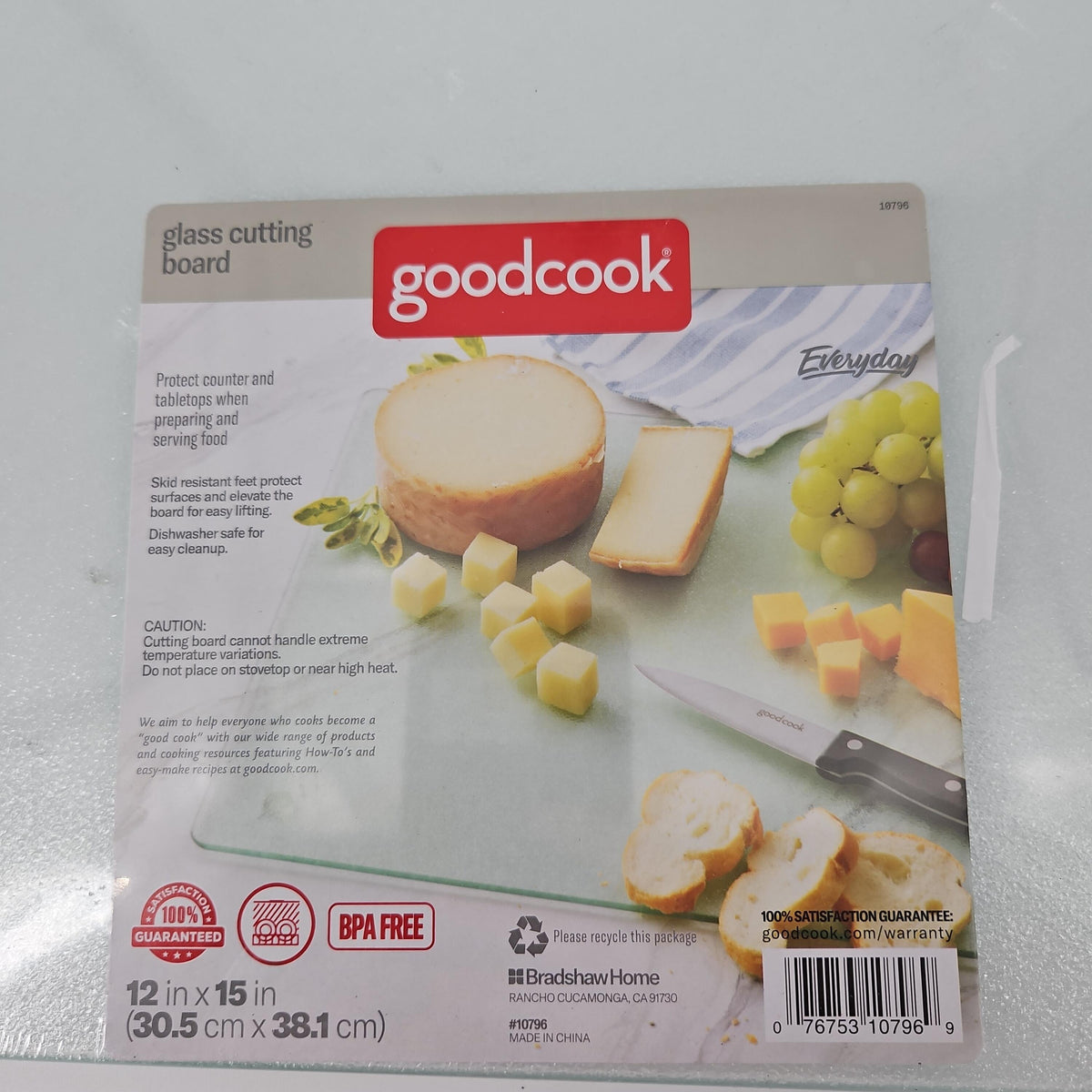 GoodCook Glass Cutting Board, 12 x 15 in