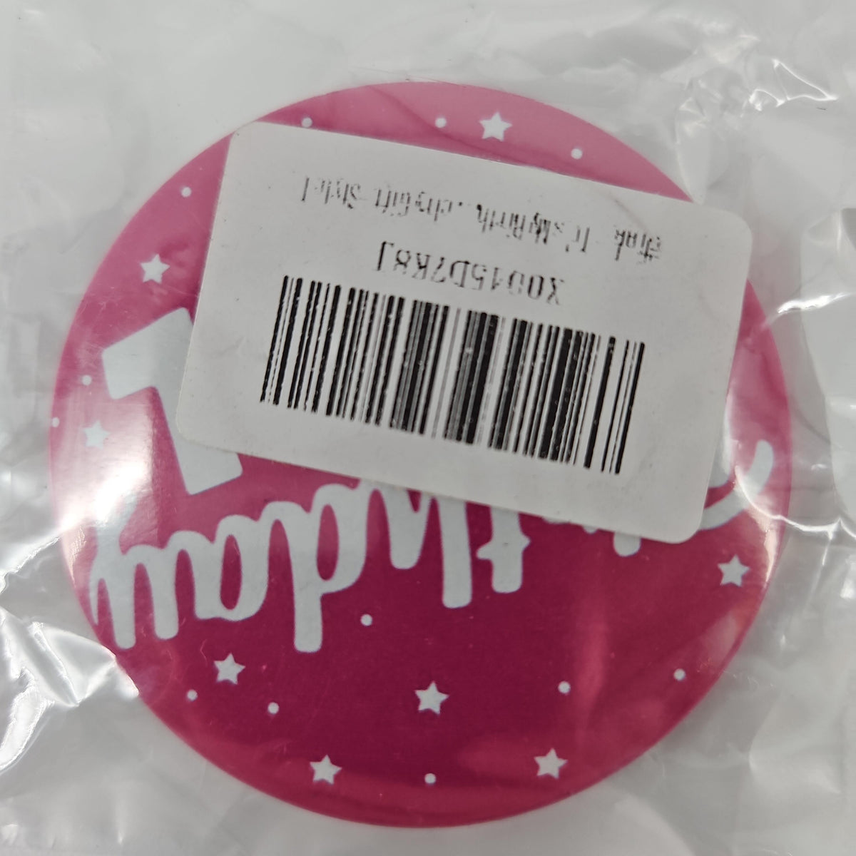 Happy Birthday Sister Button Pin Party Badge