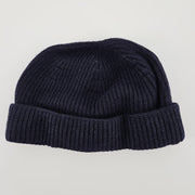 Winter Knit Beanie Hat for Men and Women, Navy