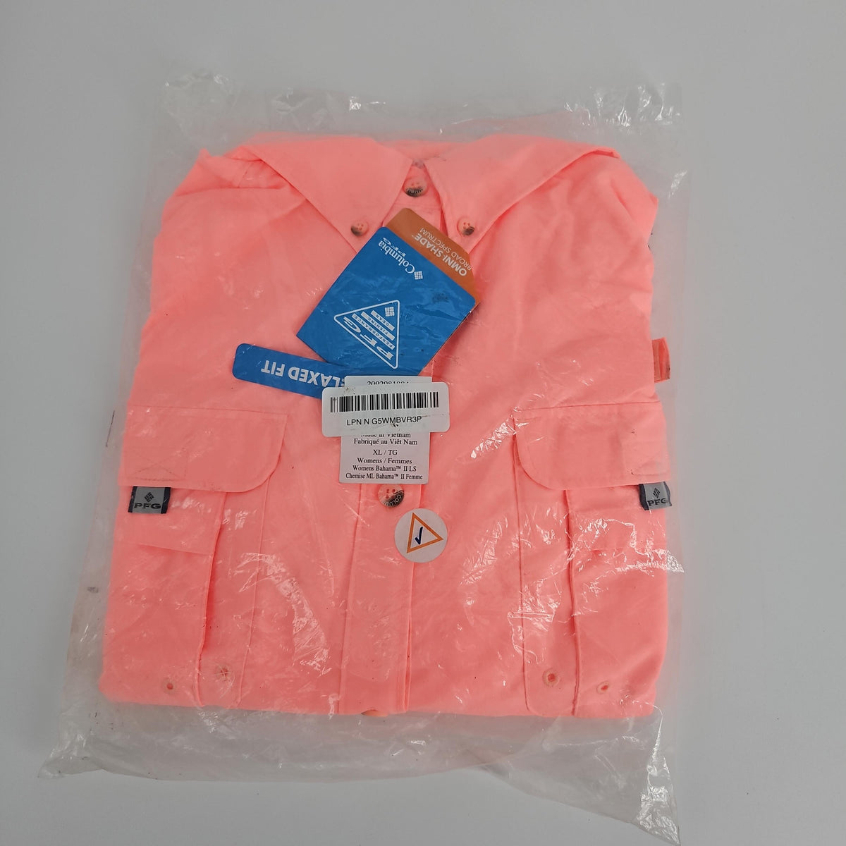 [Used] Columbia PFG Women's Bahama II Long-Sleeve Fishing Shirt, XL