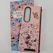 [Like New] Vintage Floral Hard Case for Z Fold 4