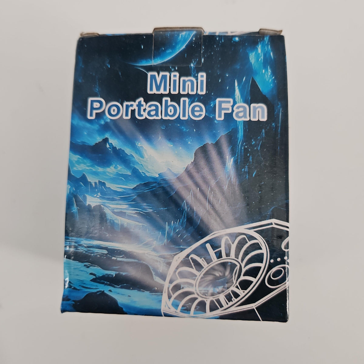 LMAMANWU Mini Rechargeable Portable Fan, 4-Speed, Black