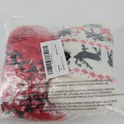 Zando Women's Christmas Reindeer Fleece-Lined Slipper Socks, 2 Pairs, Size 7