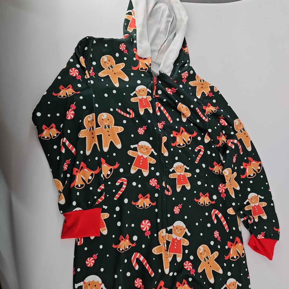 AI'MOURI Hooded One-Piece Pajamas, Size M