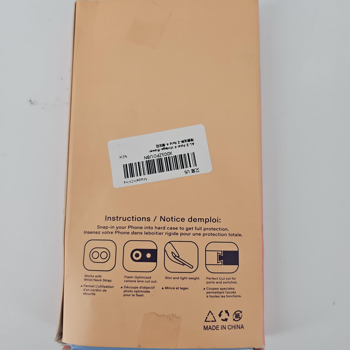 [Like New] Vintage Floral Hard Case for Z Fold 4
