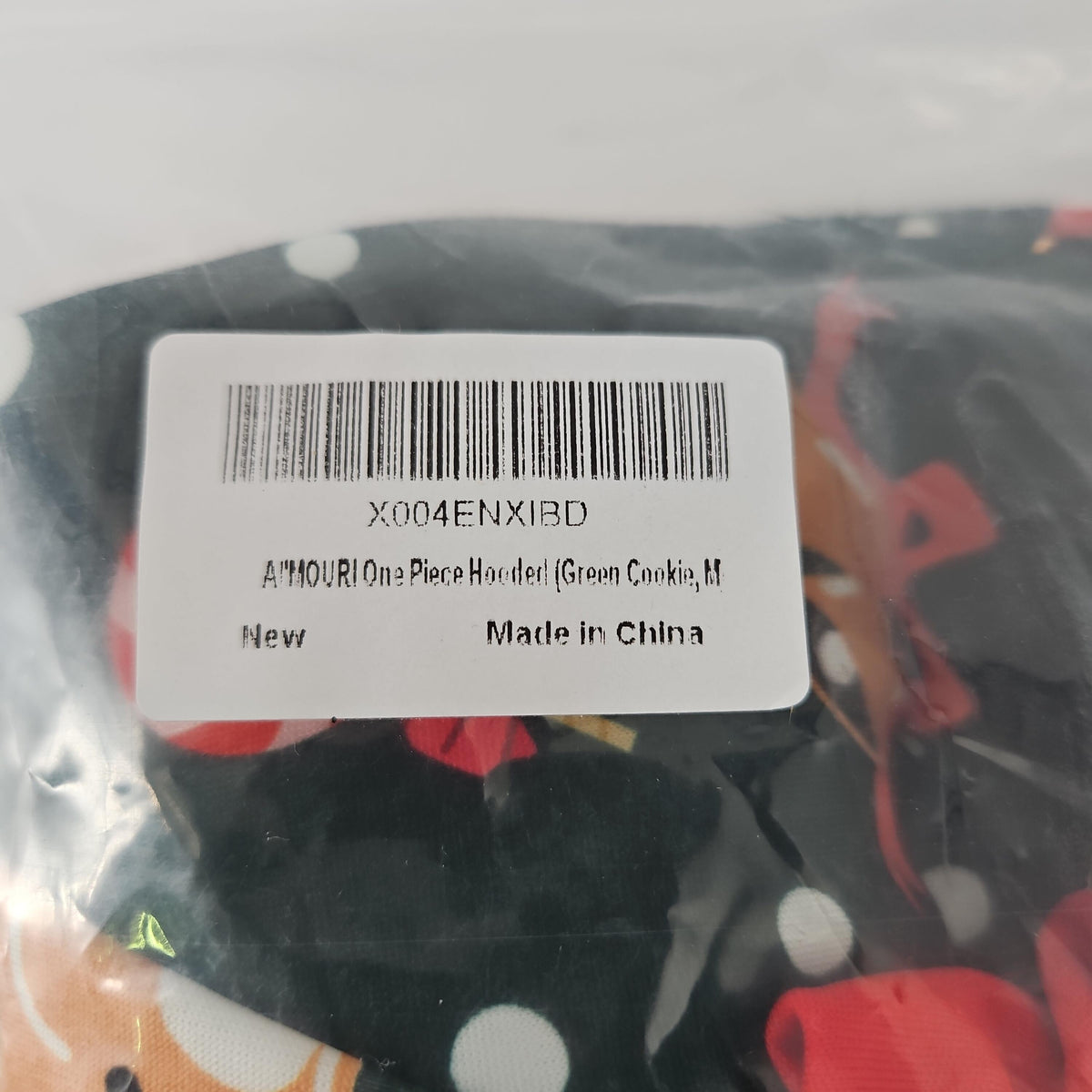 AI'MOURI Hooded One-Piece Pajamas, Size M