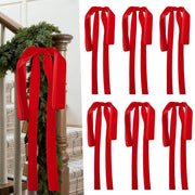 Artmag Velvet Christmas Bows for Decoration
