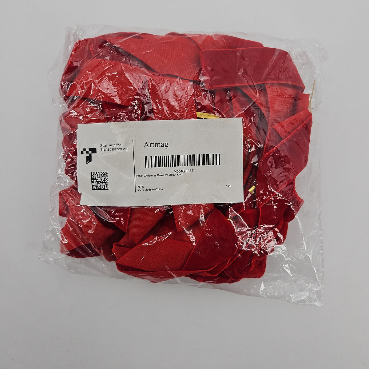 Artmag Velvet Christmas Bows for Decoration
