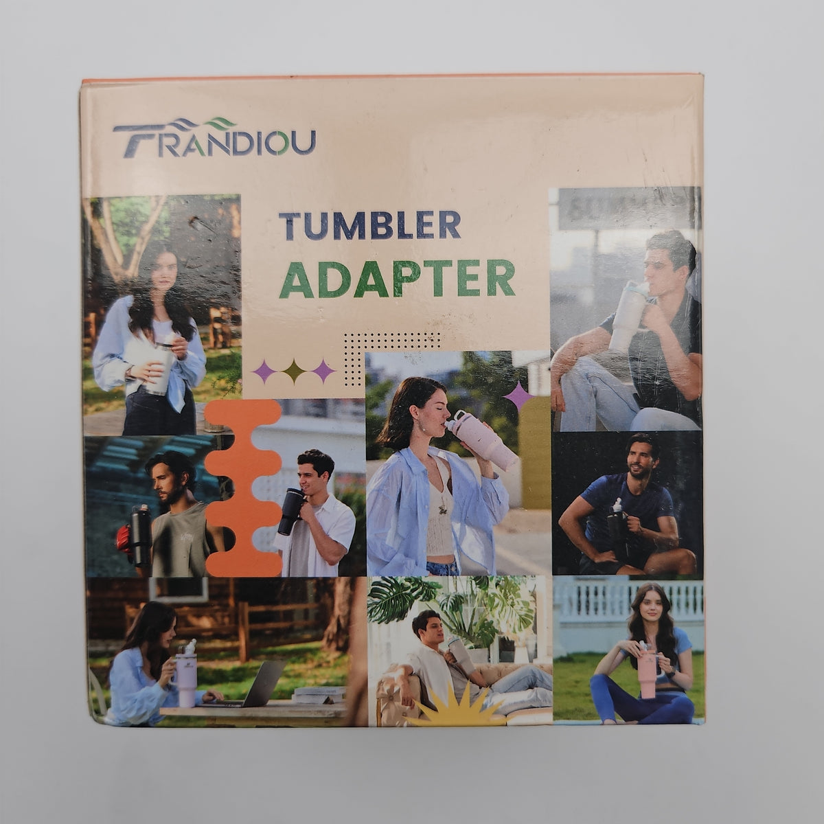 TRANDIOU Green Tumbler Adapter for Stanley 40oz & 64oz