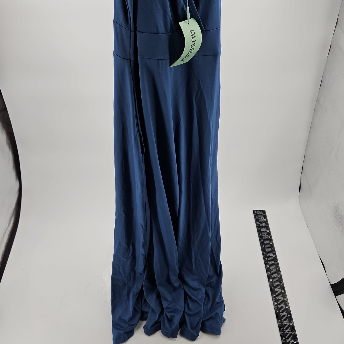 AUSELILY Navy Blue Long Dress, Size S