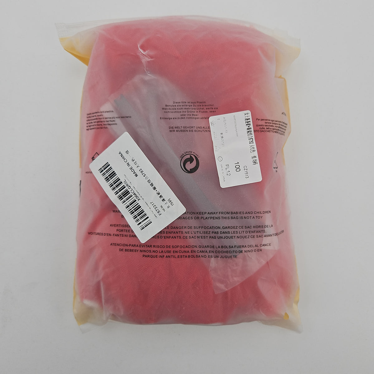 Zando Red Tutu Skirt with Heart Sunglasses, One Size