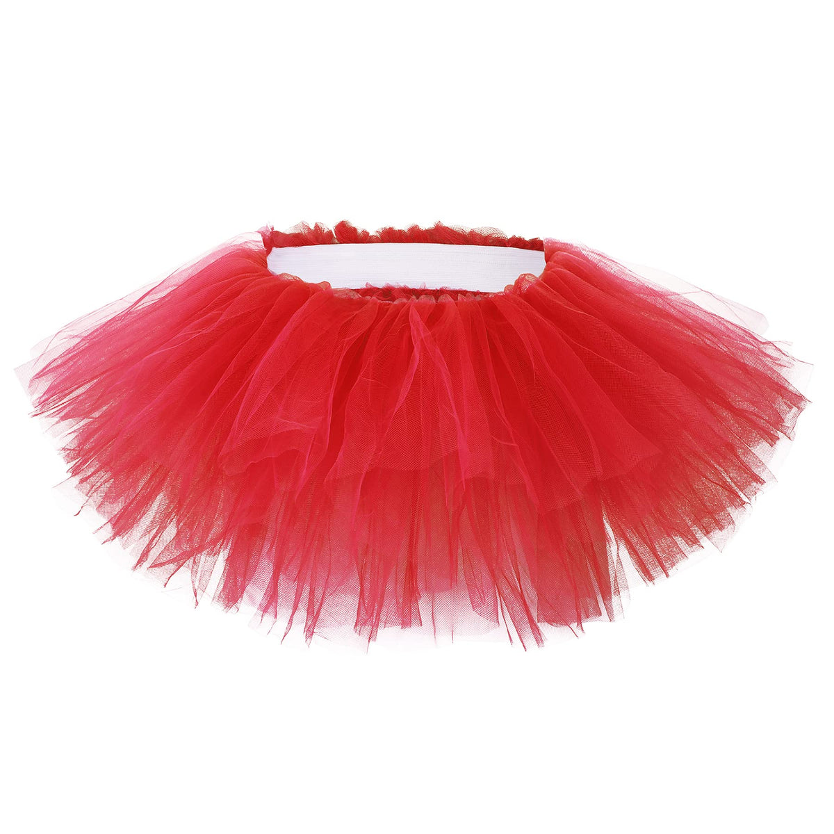 Zando Red Tutu Skirt with Heart Sunglasses, One Size