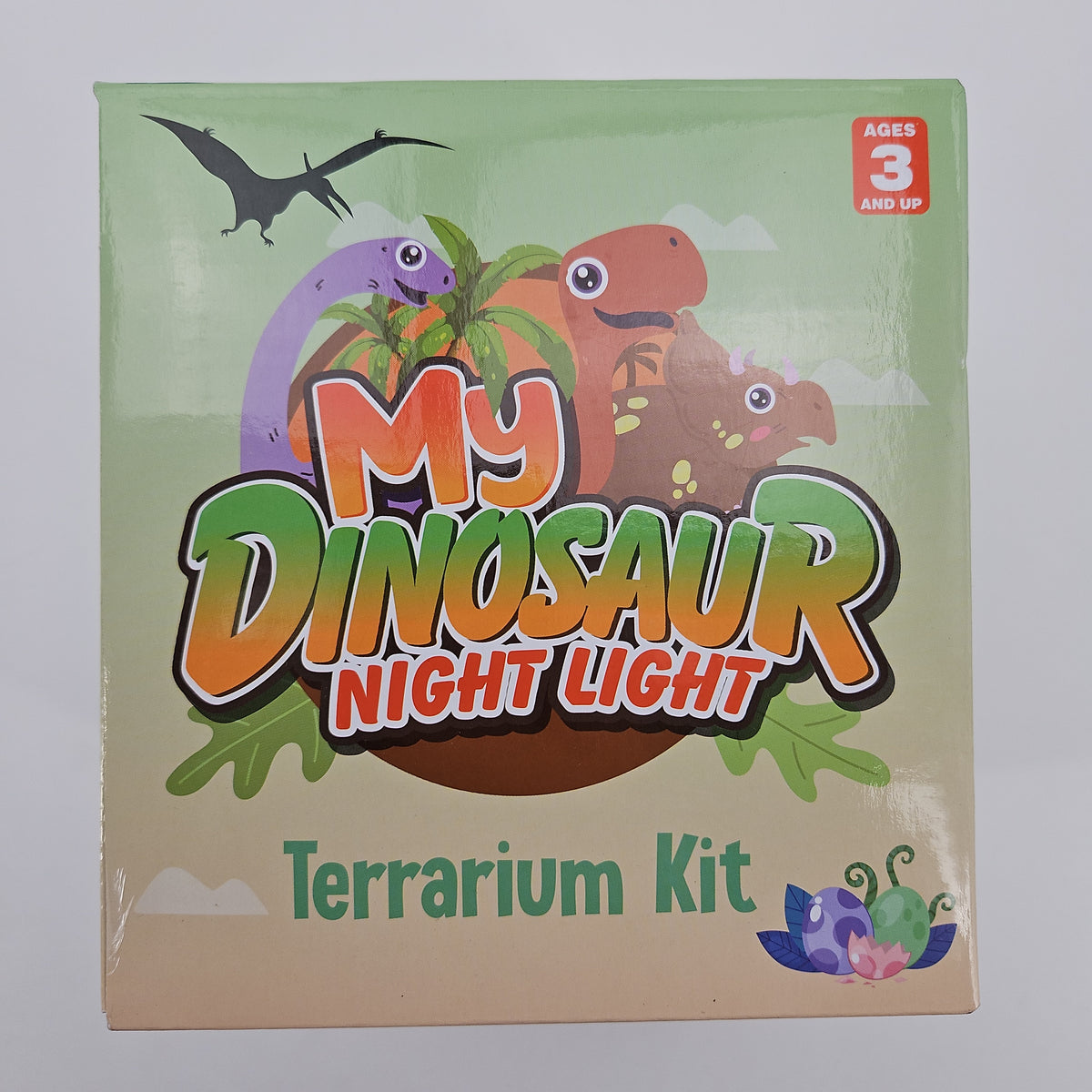 Winnrok Light-Up Dinosaur Terrarium Kit Model 6688