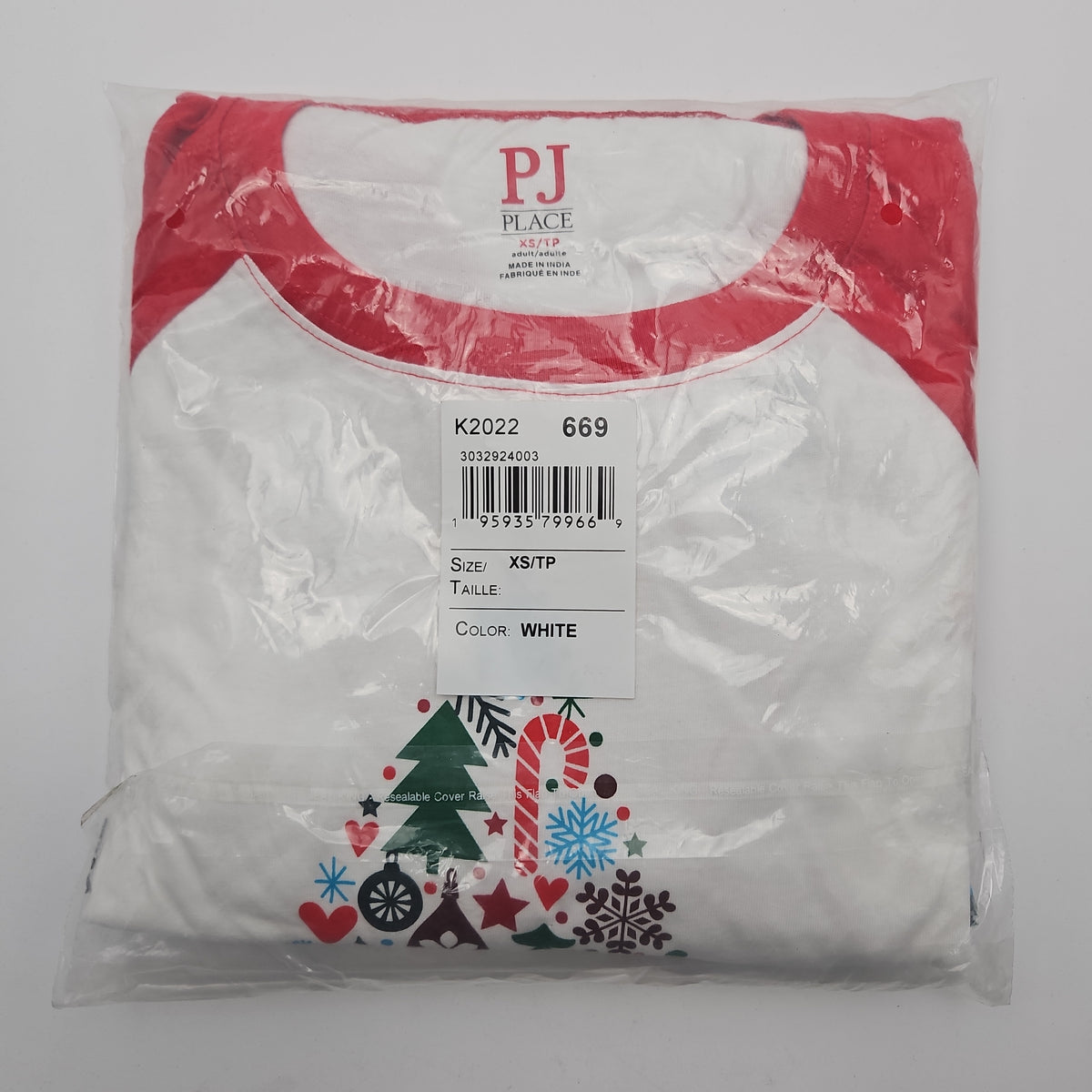 The Children's Place Feliz Navidad Christmas Pajama Set, Adult XS