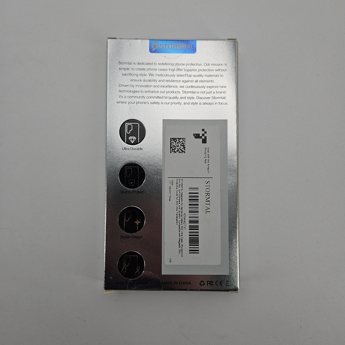 STORMTAL Magnetic Transparent Case for Samsung Galaxy S25 Ultra