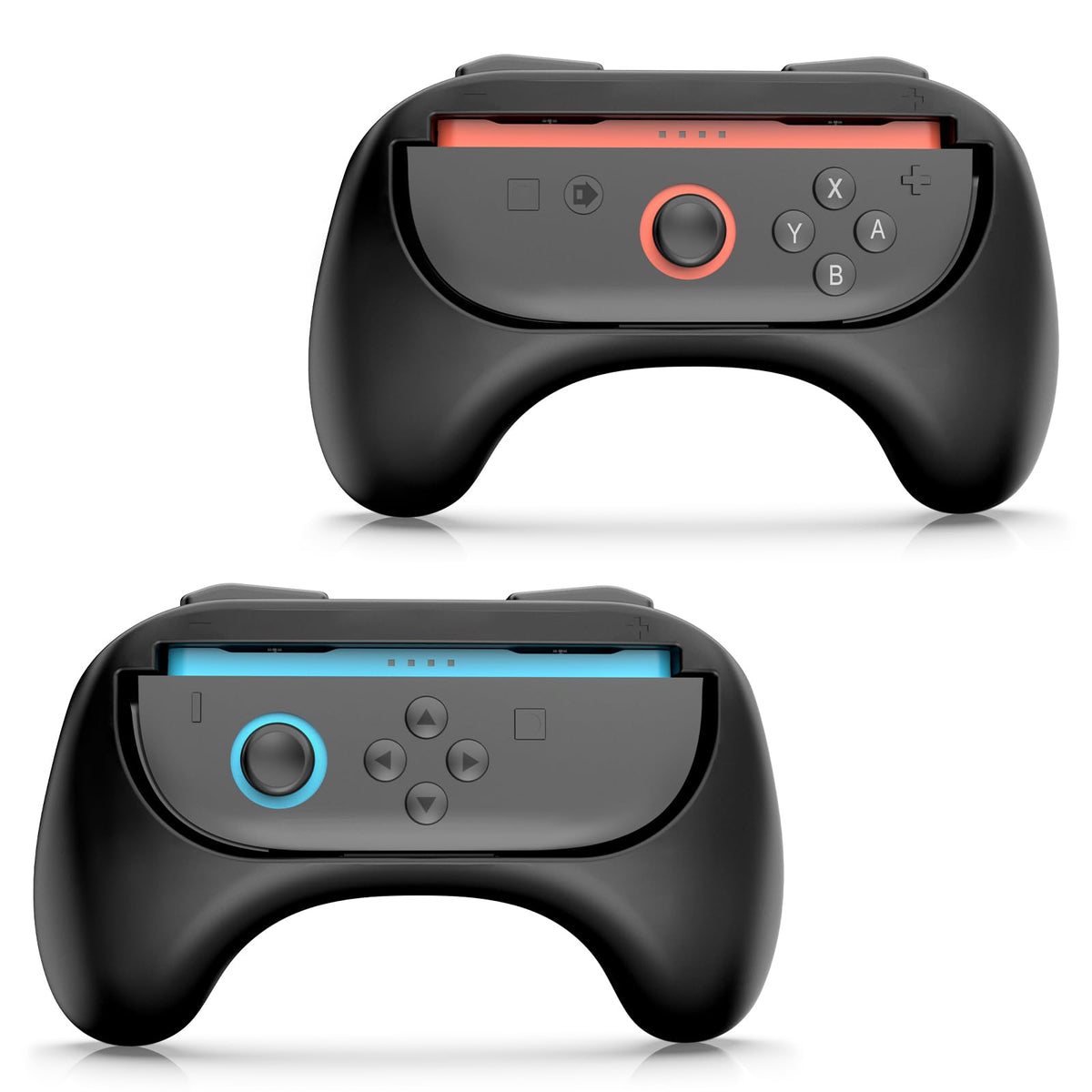 TiMOVO Nintendo Switch 2 Joy-Con Controller Grips, Black, 2-Pack