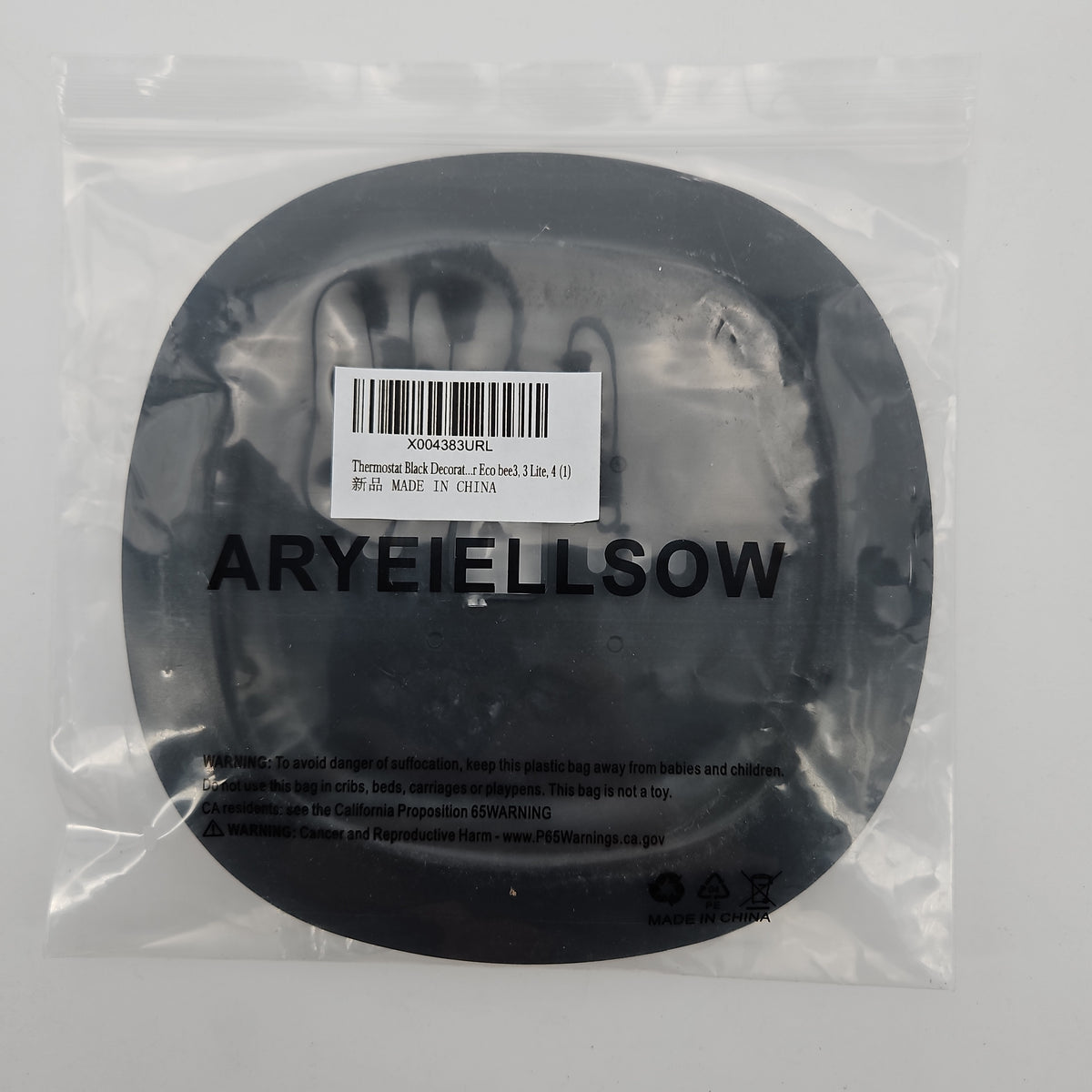 ARYEIELLSOW Black Thermostat Cover for ecobee3, 3 Lite & 4