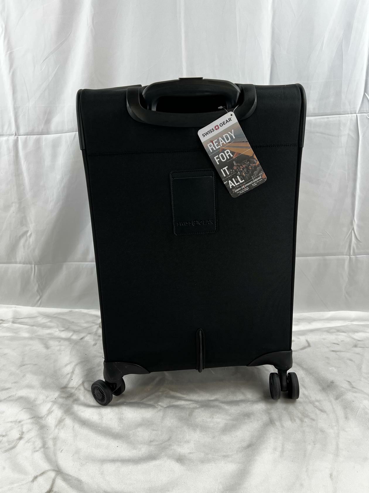 Swissgear 8099 21" Softside Expandable Spinner Carry-On - Black - Like New
