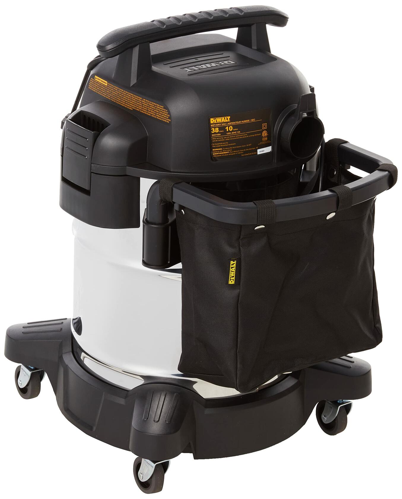 [Like_new] DEWALT DVX10SA Vacuum, 10 Gallon, Yellow/Black