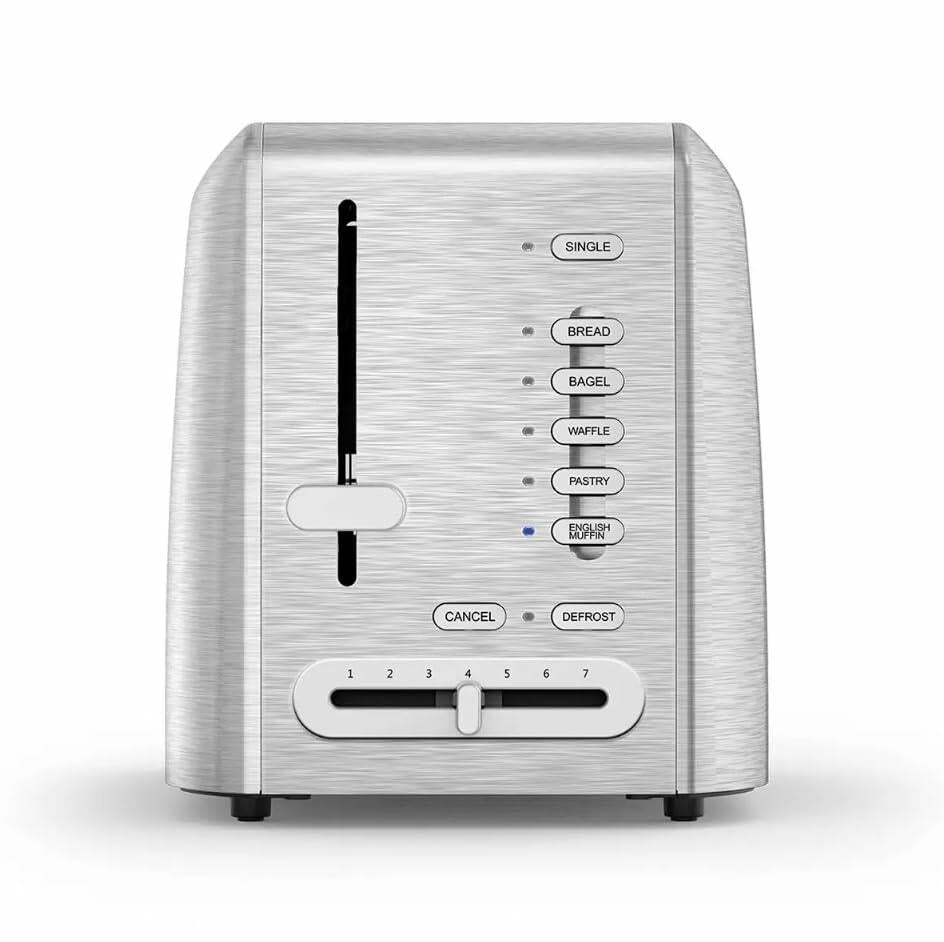 [Like_new] Cuisinart 2-Slice Custom Select Metal Toaster RBT-1200PC