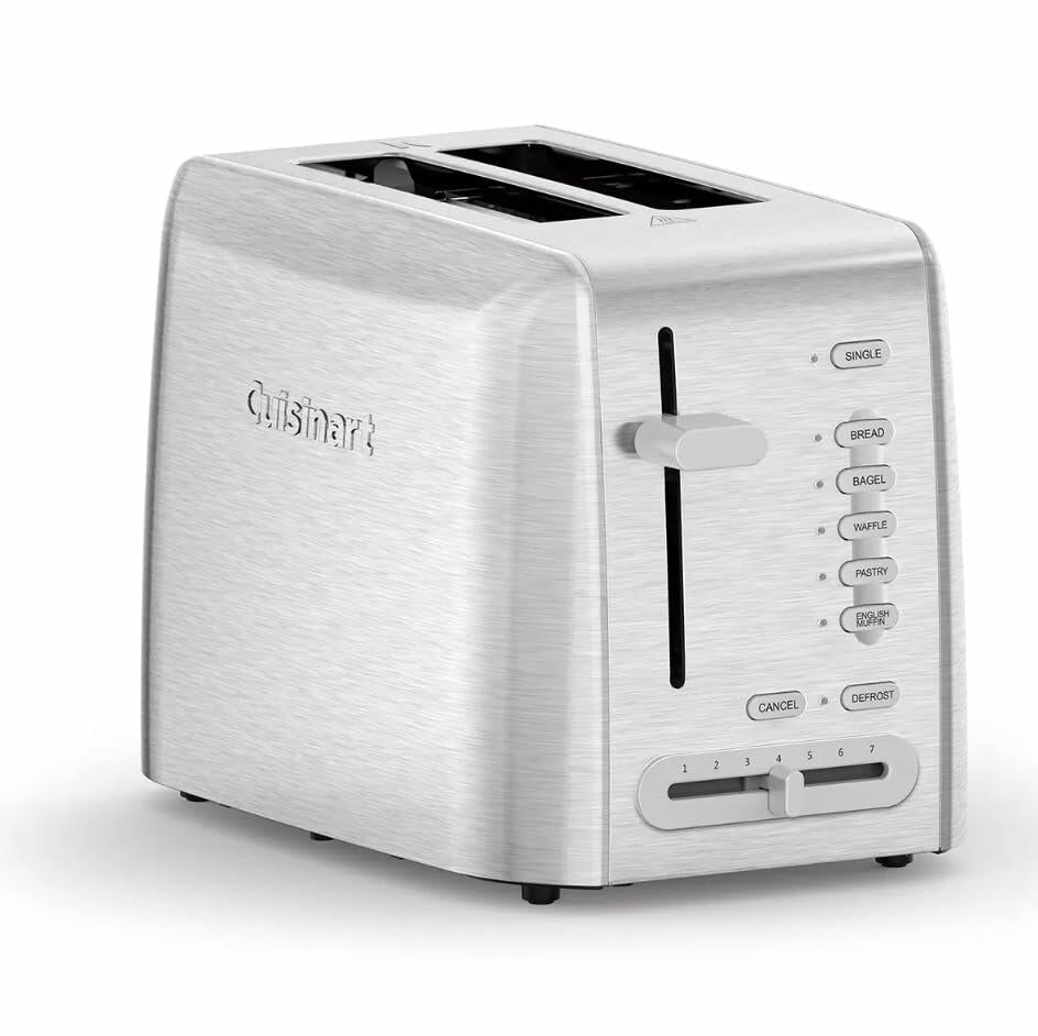 [Like_new] Cuisinart 2-Slice Custom Select Metal Toaster RBT-1200PC