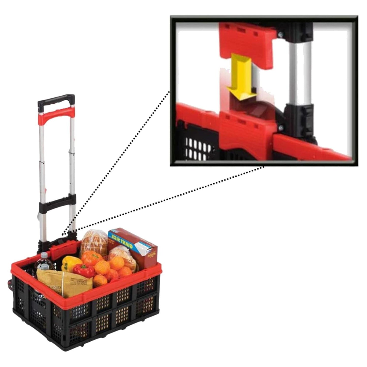 [Very_good] Magna Cart Plus Stair Climbing 6-Wheel Folding Aluminum Hand Truck Dolly Cart
