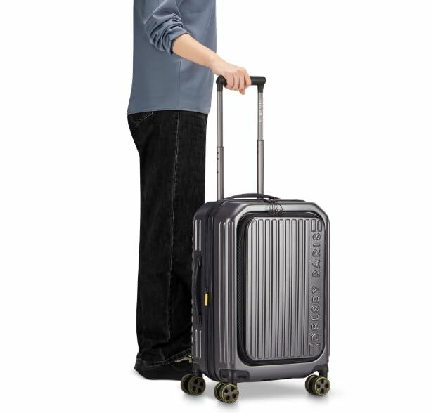 [Like_new] Delsey 22" Front Lid Carry-On Hardside Spinner