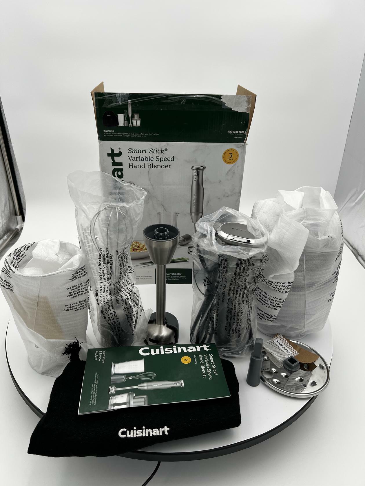 [Like_new] Cuisinart HB-400PC Smart Stick Variable Speed Hand Blender