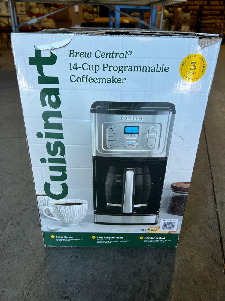 [Like_new] Cuisinart 14-Cup Programmable Coffee Maker CBC-7400PC