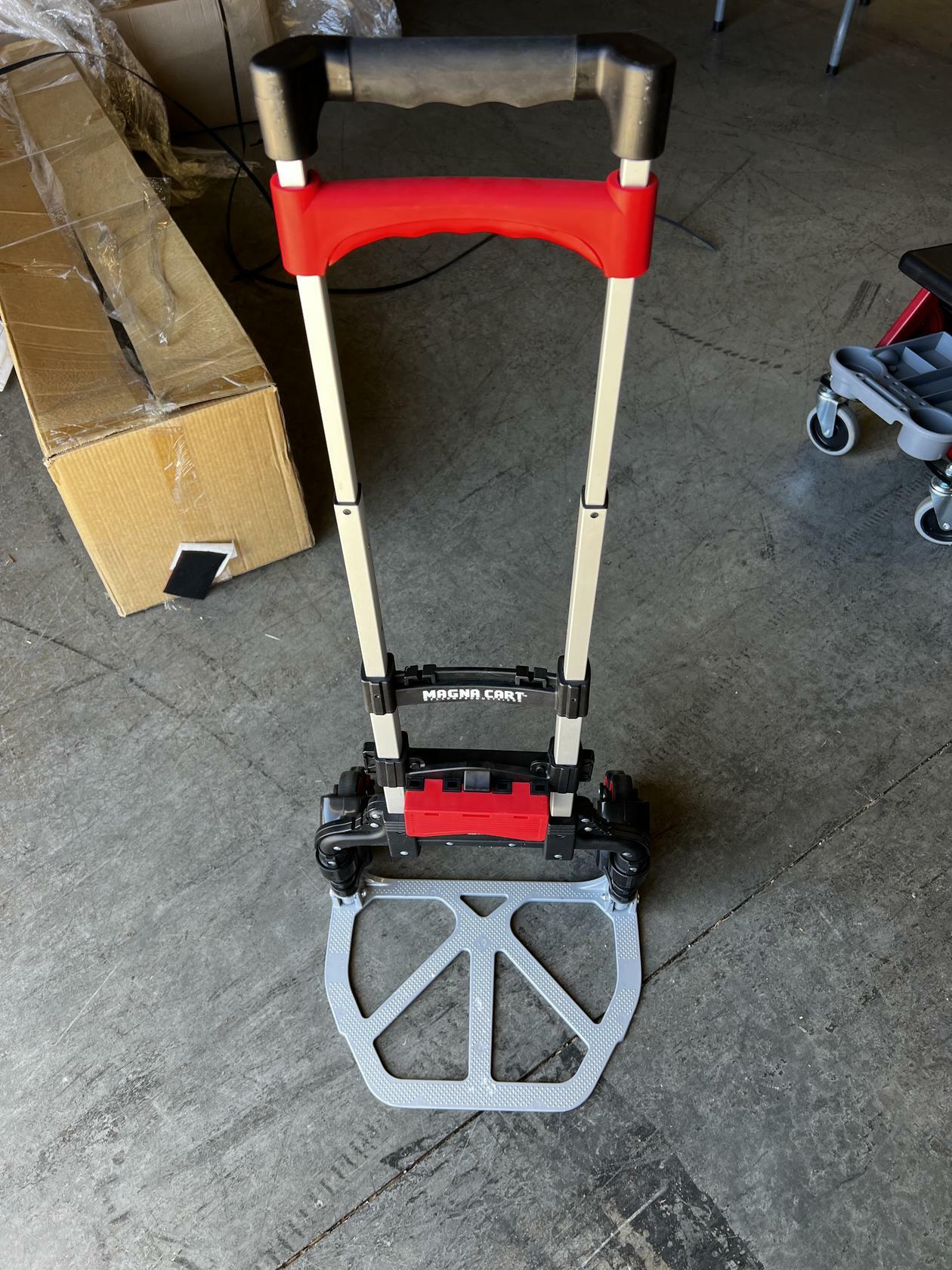 [Very_good] Magna Cart Plus Stair Climbing 6-Wheel Folding Aluminum Hand Truck Dolly Cart