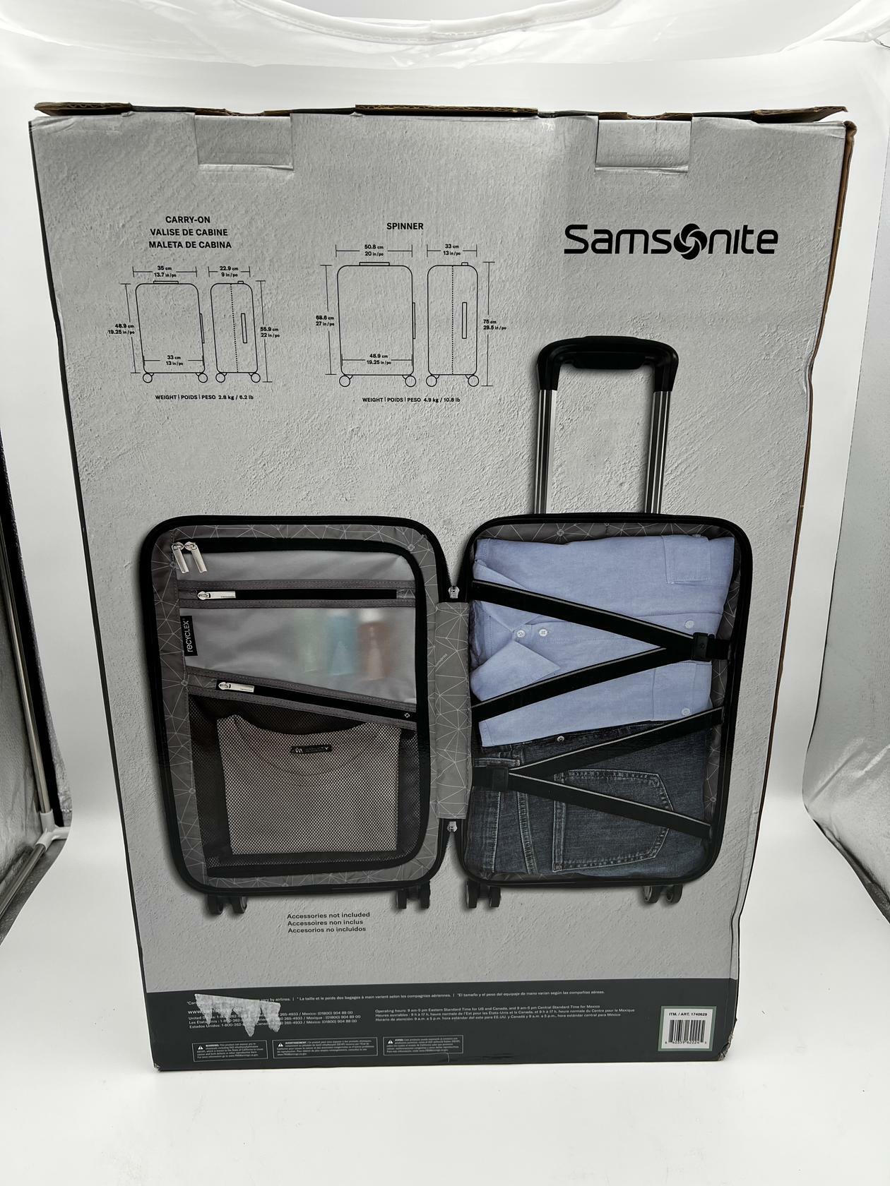 [Like_new] Samsonite Element XLT 2.0 2-Piece Hardside Luggage Set - Black