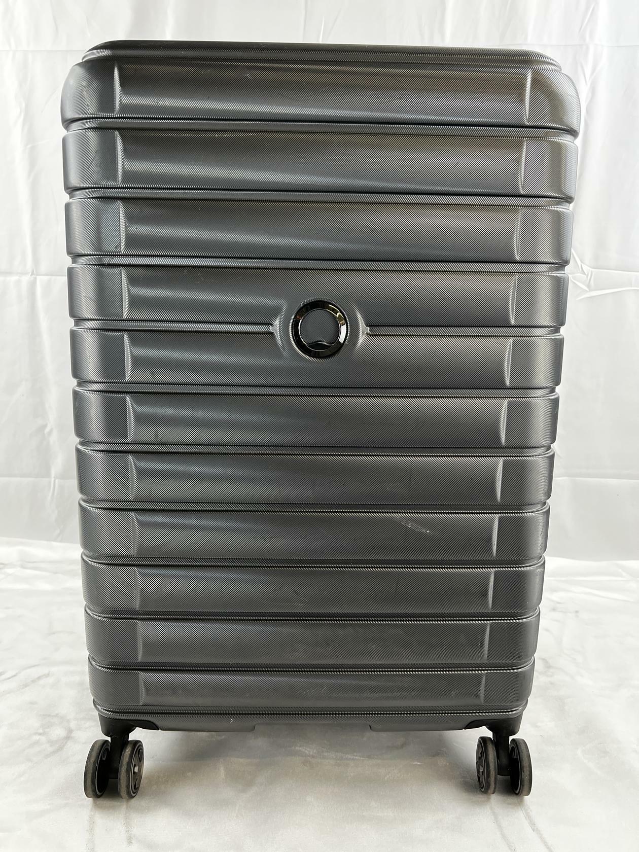 [Very_good] Delsey Paris 2-Piece Hardside Spinner Luggage Set Graphite/Black