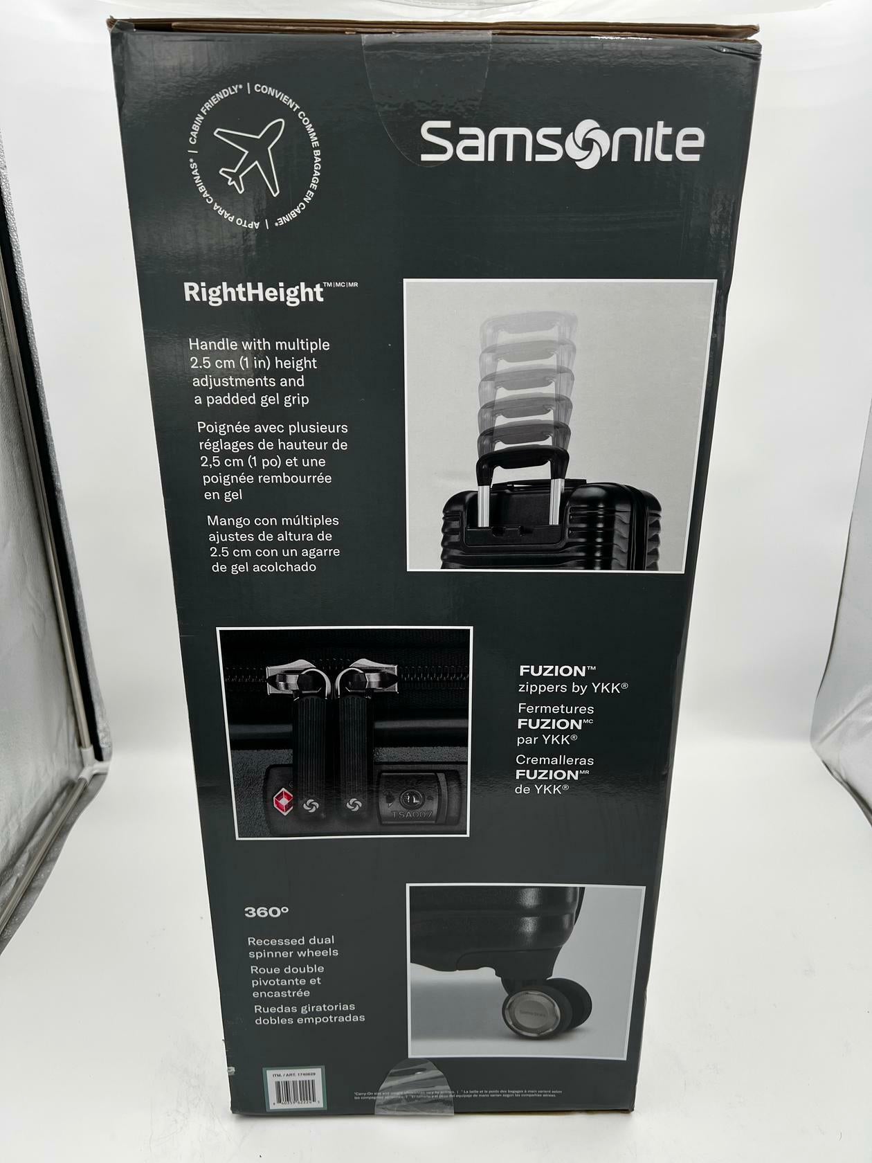 [Like_new] Samsonite Element XLT 2.0 2-Piece Hardside Luggage Set - Black
