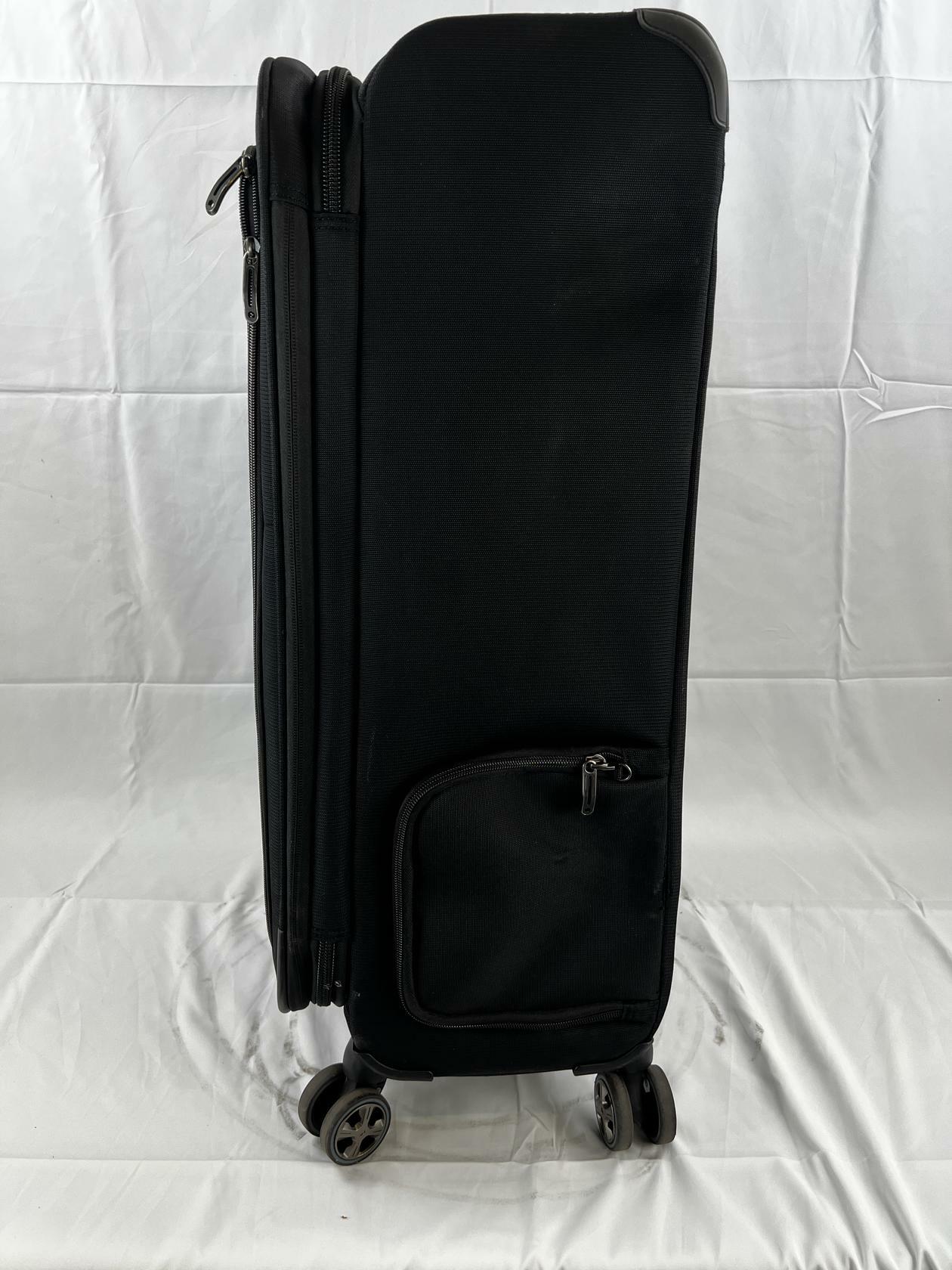 DELSEY Paris Softside Expandable Luggage with Spinner Wheels, Black. Large and - Very Good