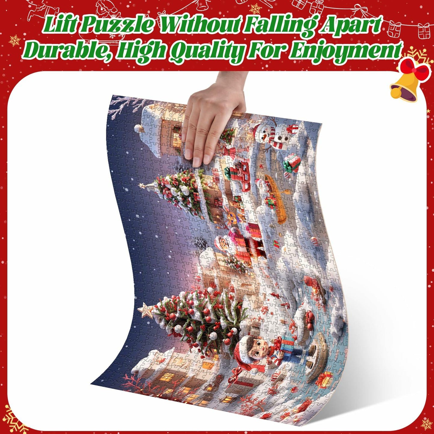 Puzzle Advent Calendar for Kids and Adults, 1008 Pieces 24 Days Countdown