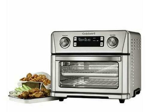 [Very_good] Cuisinart CTOA-130PC3 Digital Model Airfryer Toaster Oven - Silver